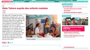 Les Nouvelles Intervention à l'hopital le 13fev 2014